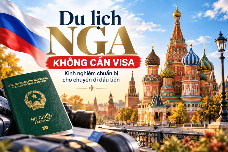Du lịch Nga không cần visa: Kinh nghiệm chuẩn bị cho chuyến đi đầu tiên